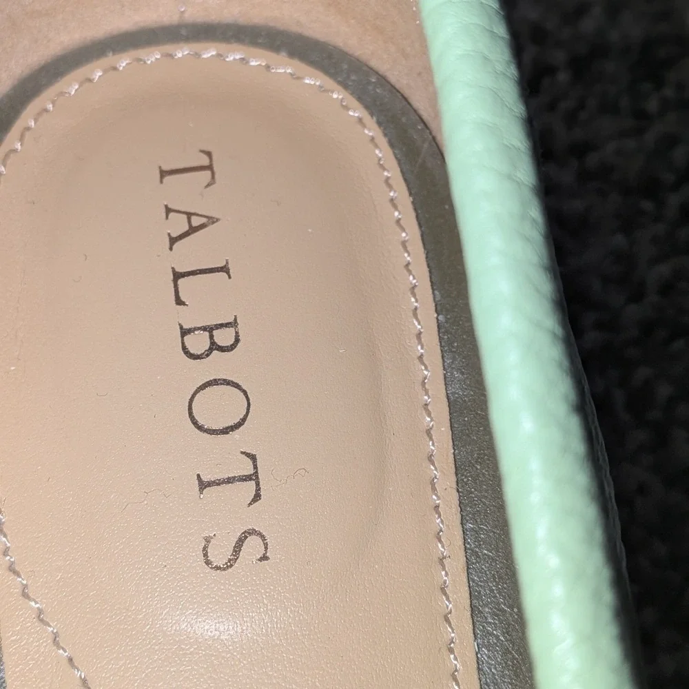 Talbots pebbled leather